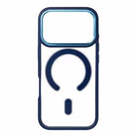 COLOR EDGE MAG COVER magnetinis dėklas telefonui, suderinamas su MagSafe, skirtas IPHONE 17 Pro, tamsiai mėlynas