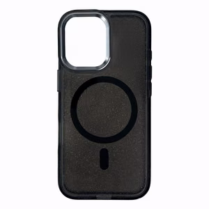Glitter Case with MagSafe for Samsung Galaxy S25 Edge - Black