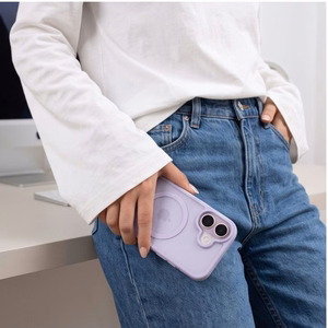 Tech-Protect BasicMag MagSafe dėklas, skirtas iPhone 17 – matinis alyvinis
