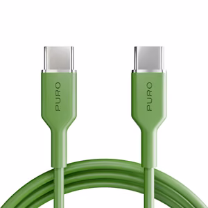 Puro ICON USB-C - USB-C laidas 1.5m - žalias