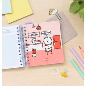BT21 2021/2022 mokslo metų kalendorius, mėlynas