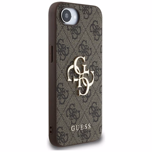 Guess 4G Big Logo dėklas iPhone 16e - Rudas