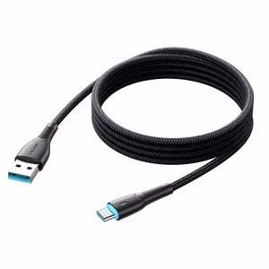 Joyroom Starry Series SA32-AC3 3A USB-A / USB-C kabelis 1 m - juodas