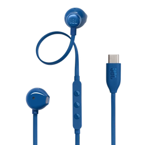 Wire earphones USB C JBL 305C blue