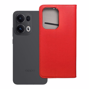 SMART CASE knygos dėklas OPPO RENO 13 PRO 5G raudonas