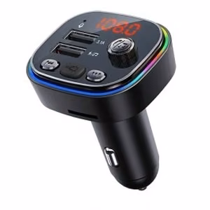 Vakoss TC-B439K FM siųstuvas 87,5 - 108 MHz Bluetooth/USB Juoda