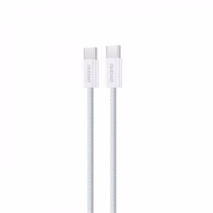 USB laidas Dudao L6C pilkas Type-C / Type-C 200cm (iki 60W)
