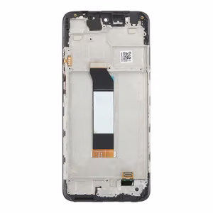 Ekranas Xiaomi Redmi Note 10 5G / Redmi Note 10T 5G / Poco M3 Pro 5G su lietimui jautriu stikliuku ir rėmeliu juodas OEM