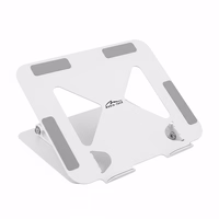 MEDIA-TECH Nešiojamojo kompiuterio stovas – Laptop Stand MT2661W (baltas)