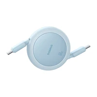 USB-C į USB-C 60W USB kabelis Baseus Free2Pull Mini, 1m (mėlynas)