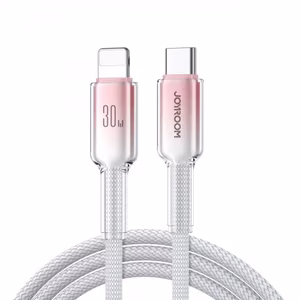 Кабель Joyroom S-A42 Crystal-Clear Series 30W USB-C - Lightning 1,2 м - белый