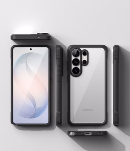 Ringke Fusion Bold Dėklas for Samsung Galaxy S26 Ultra - Clear juodas