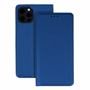 Išmanusis knygos tipo magnetinis dėklas Samsung Galaxy S25 Ultra tamsiai mėlyna