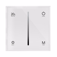 T1-1 sieninis LED valdiklis 12-48VDC, 2 kanalų, 1 spalvos, RF