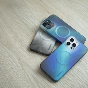 Incase Halo Case dėklas su MagSafe, skirtas iPhone 16 Pro Max, „Tidal Ocean“ spalvos