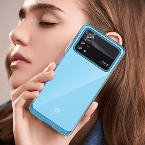 Outer Space Case dėklas telefonui Xiaomi Poco X4 Pro 5G su lanksčiu rėmu juodas