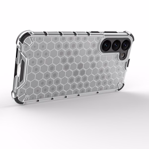 Honeycomb dėklas Samsung Galaxy S23+ šarvuotas hibridinis dangtelis permatomas