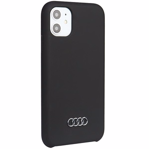 Audi Silikono dėklas telefonui iPhone 11 / Xr 6.1 – juodas