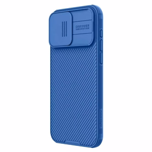 Dėklas Nillkin CamShield Pro Apple iPhone 15 Pro mėlynas