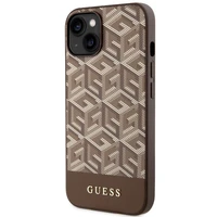 Guess GUHMP14SHGCFSEW iPhone 14 / 15 /13 6.1" rudas/rudas hardcase GCube Stripes MagSafe
