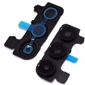 Samsung A155 A15 4G/A156 A15 5G kameros stikliukas su rėmeliu Black (service pack)