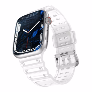 Dirželis Triple Protection Apple Watch 38 / 40 / 41 mm apyrankė – permatoma