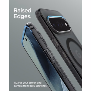 Spigen Ultra Hybrid Mag MagSafe dėklas Google Pixel 11 Pro – juodas ir pilkas