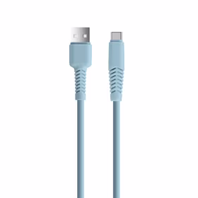 Setty kabelis USB - USB-C 1,5 m 2,1A KSA-C-1.523 mėlynas
