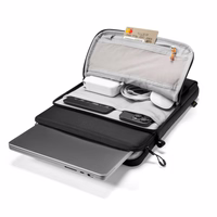 Tech-Protect Defender VR krepšys nešiojamam kompiuteriui 15–16" - juodas