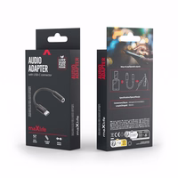 Maxlife audio adapteris MXJC-02 jack 3,5 mm - USB-C juodas