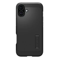 Spigen Tough Armor Magnetinis dėklas su stovu iPhone 16 - juodas