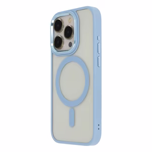 Satin Elegant Mag чехол iPhone 15 6,1" синий