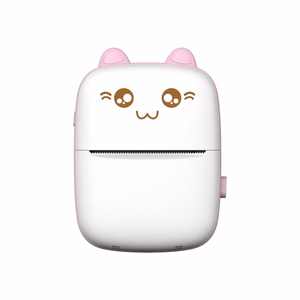 HURC9 Bluetooth Mini Kitty terminis spausdintuvas su programėle - rožinė