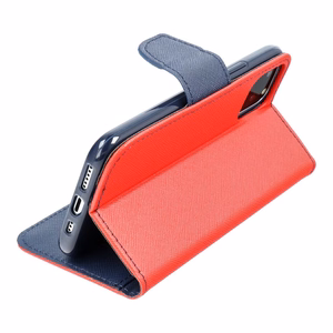 Flip case for Xiaomi Redmi NOTE 13 PRO 4G Fancy Book red / navy blue