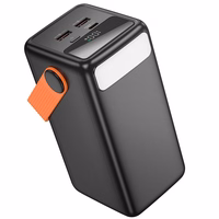 Išorinė baterija Power Bank Borofone BJ66B 22.5W+PD20W 60000mAh juoda