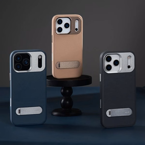 Moshi Kameleon MagSafe dėklas, skirtas iPhone 17 Pro, su atrama, „Midnight Gray“ spalvos