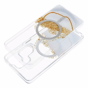 Su MagSafe suderinamas Golden dėklas Samsung S26 ULTRA, baltas