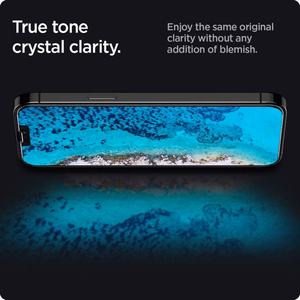 Spigen Glas.tR Slim Privacy Apsauginis stiklas skirtas iPhone 13 / 13 Pro / 14 / 16e