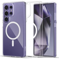 Tech-Protect FlexAir Hybrid Magnetinis dėklas telefonui Samsung Galaxy S25 Ultra - Skaidrus