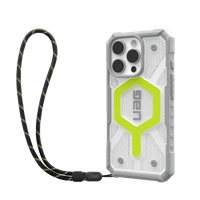 UAG Pathfinder skaidrus Magnetinis rinkinys su virve iPhone 16 Pro - žalias