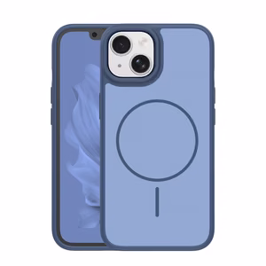 Frame Thin Mag dėklas for iPhone 15 6,1" tamsiai mėlynas
