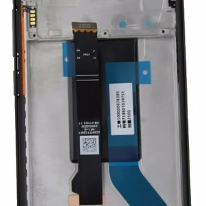 LCD screen Xiaomi Poco X7 5G with touch screen with frame Black original (service pack)
