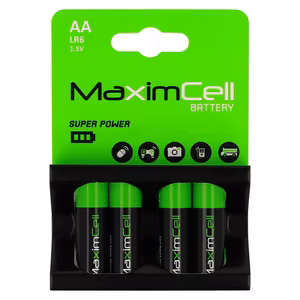 MaximCell щелочные батарейки LR6 AA — 4 шт.