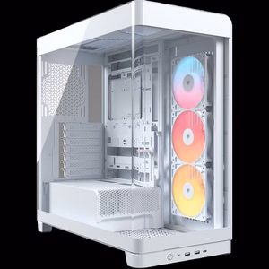 Corsair 4500X RS-R ARGB Tempered Glass Mid-Tower, White „Midi Tower“ Balta