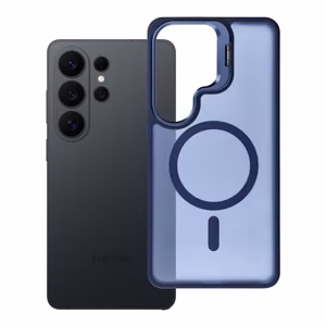 Case for Samsung S26 ULTRA Forcell F-Protect Shadow Stand Premium compatible with MagSafe navy blue