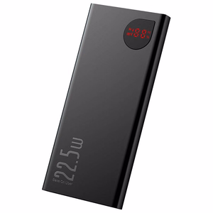 Išorinė baterija Power Bank Baseus Adaman 22.5W 10000mAh juoda PPAD070001