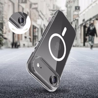 Tech-Protect Flexair Hybrid CC MagSafe dėklas iPhone Air skaidrus