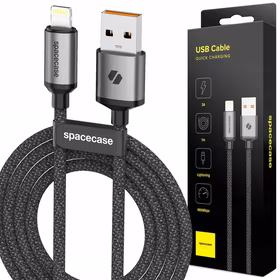 Spacecase Laidas USB to Lightning Cable 1M 3A CL04