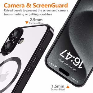 Tech-Protect MagFlex Magnetinis iPhone 16 dėklas - juodas