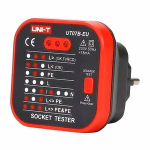 UNI-T UT07B-EU elektros lizdo testeris